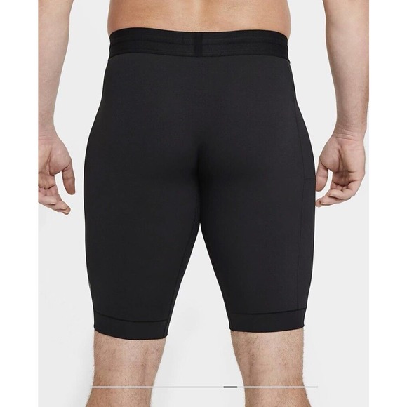 Nike Yoga Dri-FIT Infinalon Shorts CJ8018-010 Men’s Black XL Tall NWT - Picture 10 of 12